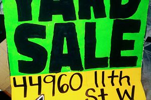 Huge Alley sale Friday & Saturday