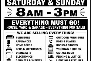 Estate Sale – Entire House Contents - Demolition Sale