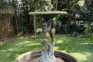 Inside yard estate sale Boca Raton artist
