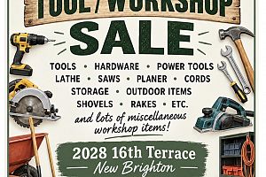 Estate and workshop tool sale
