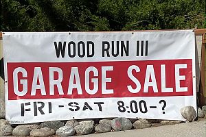 Annual community garage sale