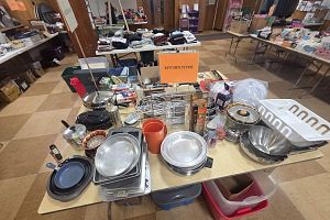 Indoor Yard Sale Phoenixville 9-26 Presbyterian Church Estate Rummage