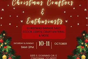 Christmas Crafters & Enthusiasts Garage Sale
