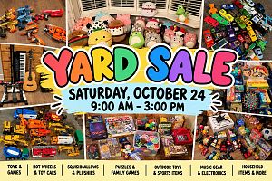 Yard sale,Mostly kids items,family games, some adult stuff, New and used!