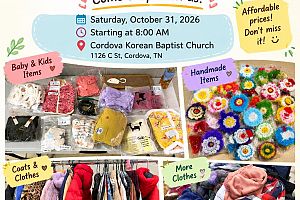 🏡 CHURCH GARAGE SALE FOR YOUTH RETREAT FUNDRAISER! | CORDOVA, TN 🛍️
