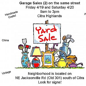 Yard sale photo in Citra, FL