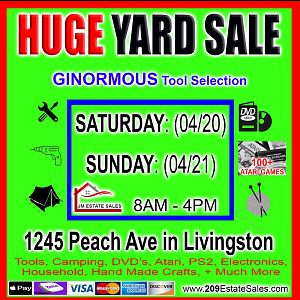 Yard sale photo in Livingston, CA
