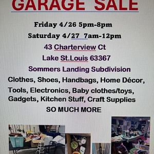 Yard sale photo in Lake Saint Louis, MO