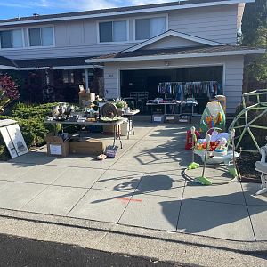 Yard sale photo in Foster City, CA