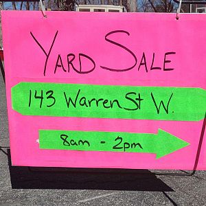 Yard sale photo in Raynham, MA