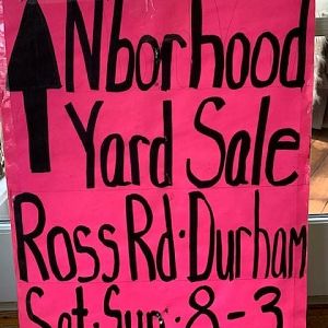 Yard sale photo in Durham, NH