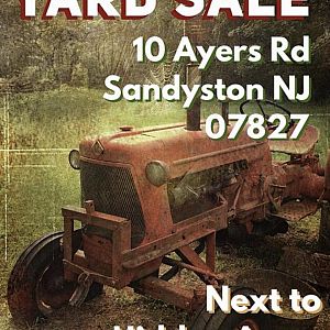 Yard sale photo in Sandyston, NJ