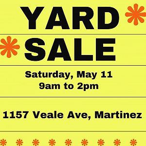 Yard sale photo in Martinez, CA