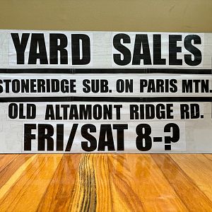 Yard sale photo in Greenville, SC