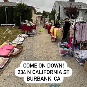 Yard sale photo in Burbank, CA