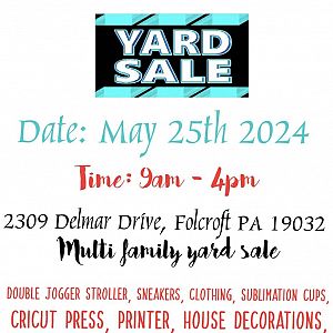 Yard sale photo in Folcroft, PA