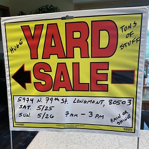 Yard sale photo in Longmont, CO