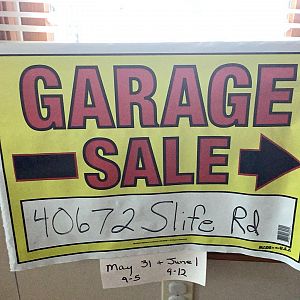 Yard sale photo in Lagrange, OH