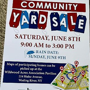 Yard sale photo in Wading River, NY