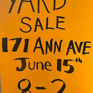 Yard sale photo in Mystic, CT