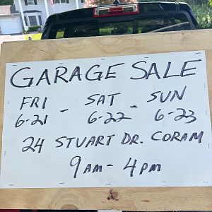 Yard sale photo in Coram, NY